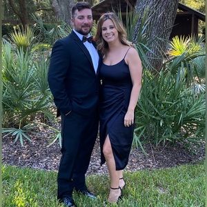 Abercrombie Satin Midi Dress